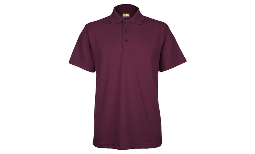 Image 8: Men's Pique Polo Top Up to 4XL