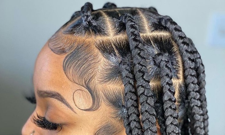 Get Gorgeous Braids with Knotless Braid Session or Kids Braids