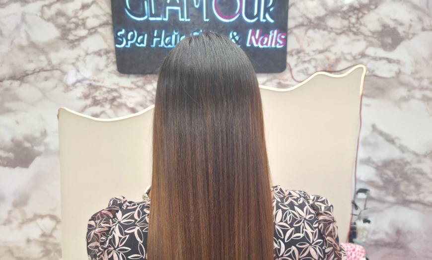 Image 6: Single Roots Touch Up with Style, Partial Highlights, Haircut & More