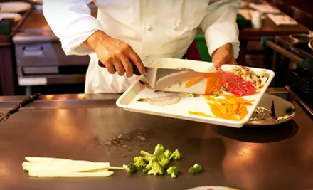 Hibachi Dinner for Two Sunday–Thursday or Friday–Saturday at Kobe Japanese Steakhouse & Seafood Sushi Bar (Half Off) - Primary Image