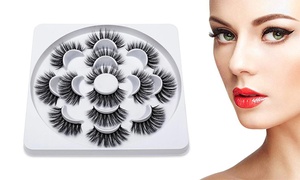 7-Pair Set of Fake 3D Eyelashes