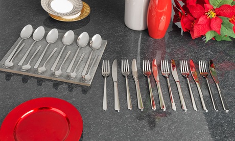 Set de couverts de 24, 48 ou 72 pièces en Acier inoxydable de Vienne de la marque Russell Hobbs