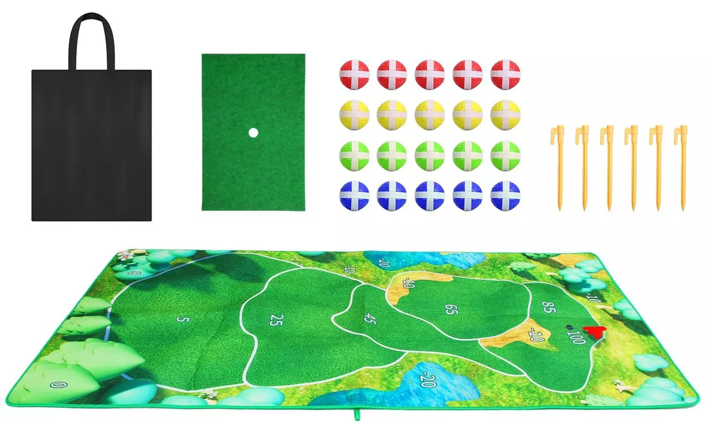 iMounTEK Golf Chipping Game Set for Indoor & Outdoor Practice and Fun