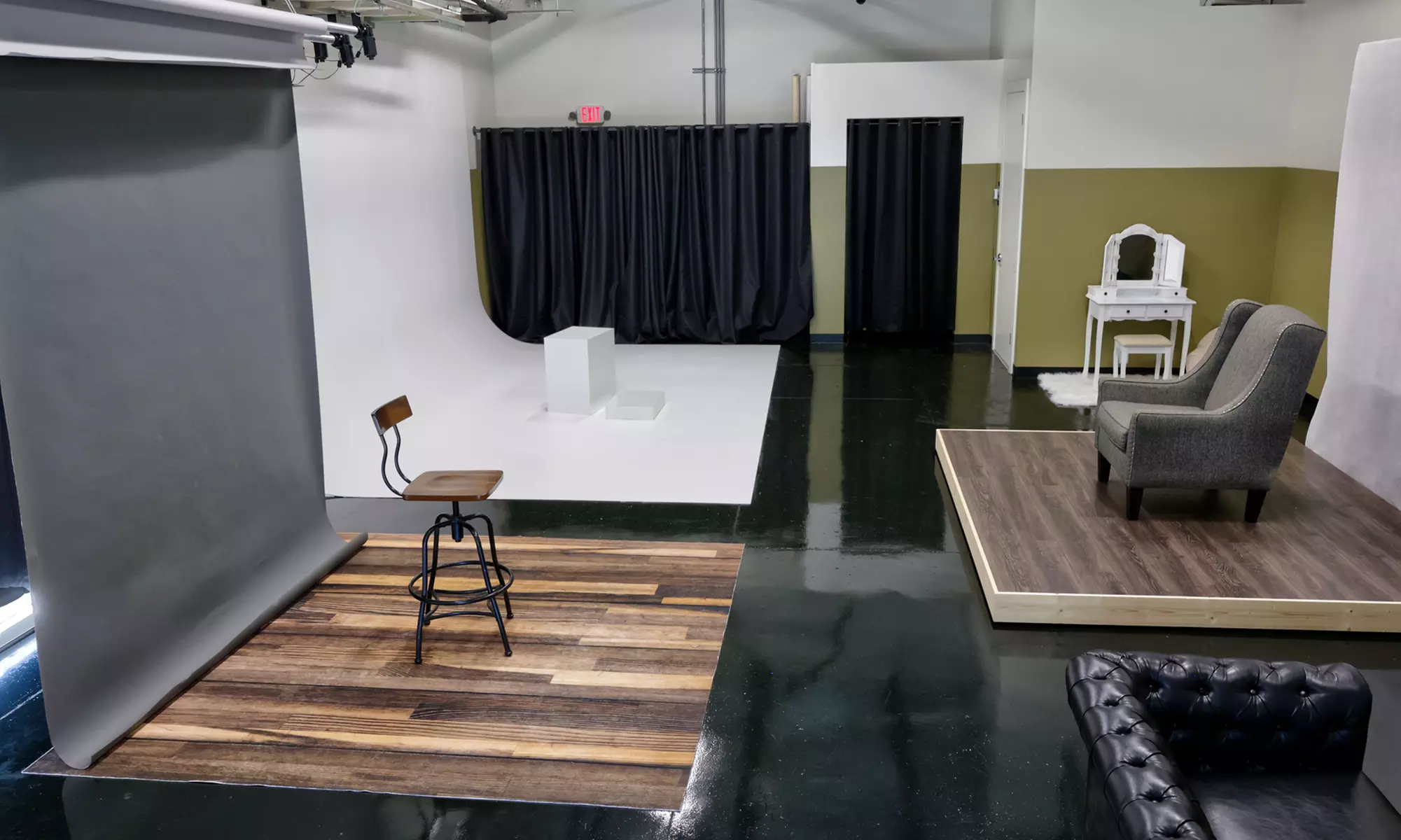 In-Studio Headshot Photography with 1, 3, or 10 Retouched Digitals