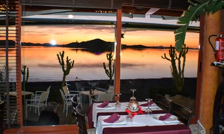 Menu de caldero para 2 personas con entrantes, principales, postres y bebidas - AREA SUNSET