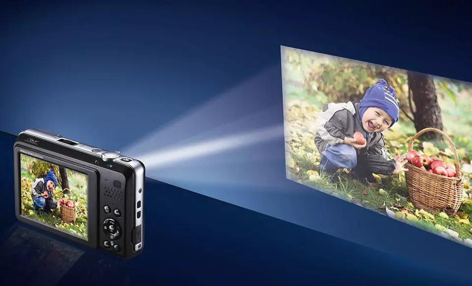 $89.99 for a GE Power Pro PJ1 14.1MP Digital Camera and Pico Projector ($259.99 List Price). Free Shipping and Returns. - Primary Image