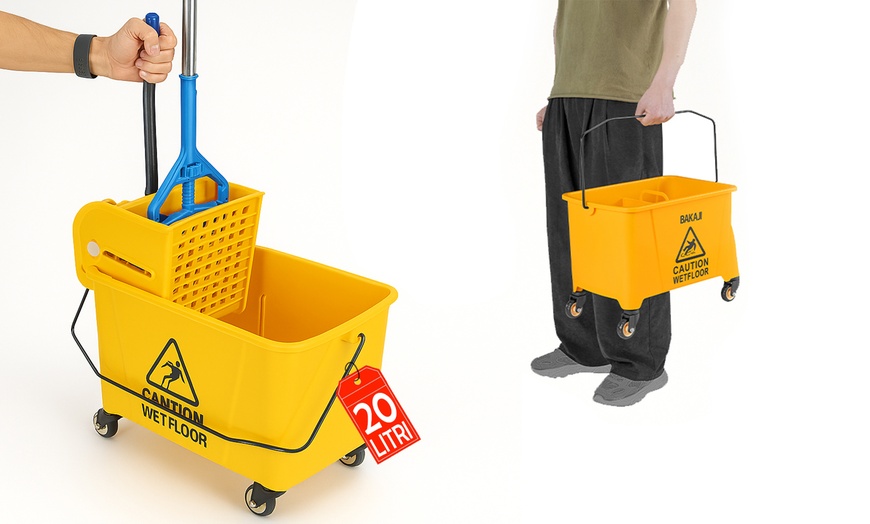 Image 3: Carrello pulizie lavapavimenti Bakaji