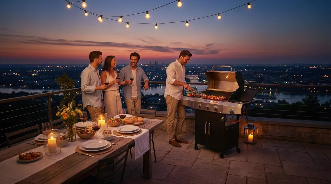 Barbecue a gas professionale da 13 kW