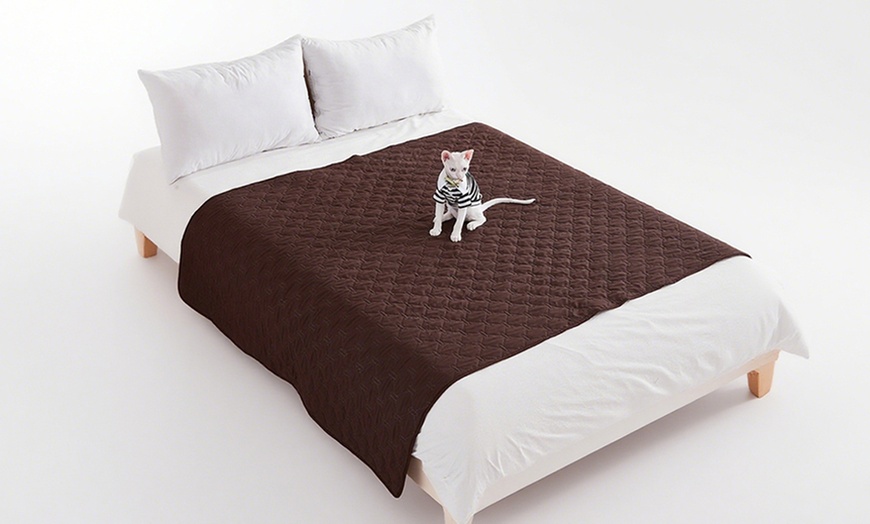 Image 2: Dog Furniture Protector Pet Bed Mat Sofa Cover