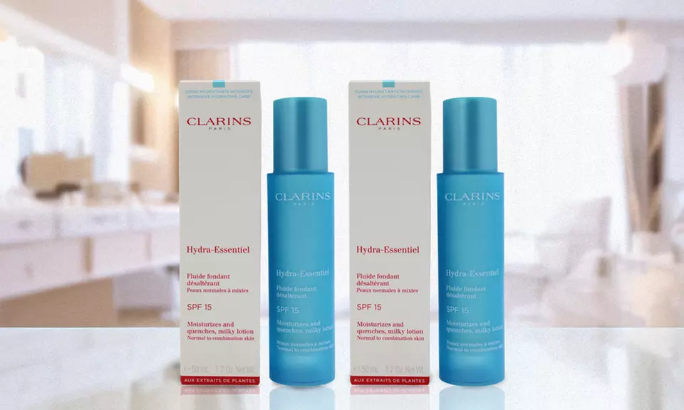 One or Two PAcks of Clarins Hydra-Essentiel Milky Lotion SPF15 - 50ml - Primary Image