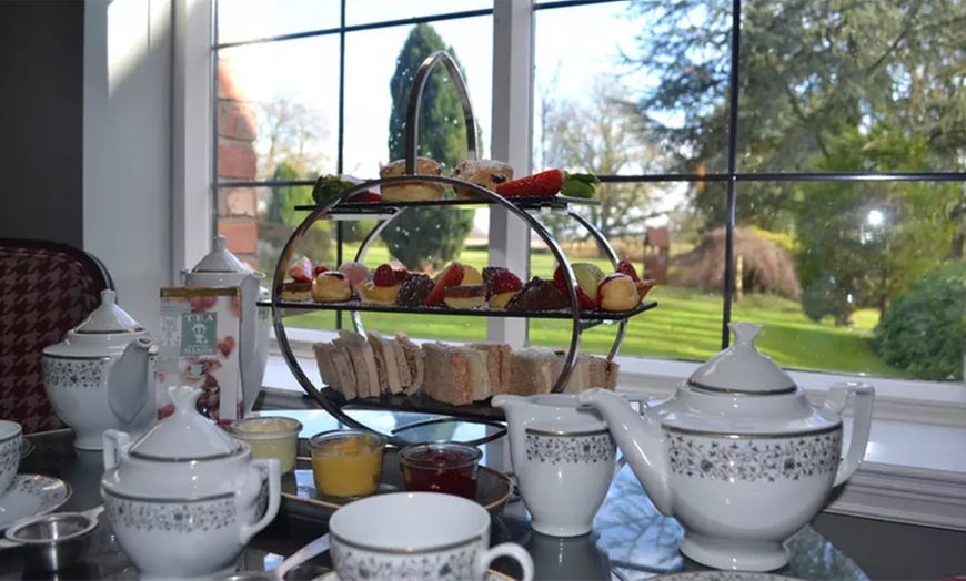Image 1: Afternoon Tea with Optional Spa Access or Champagne for Two or Four