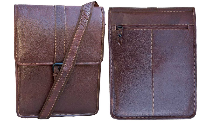 Image 9: Woodland Leathers Men's Bag