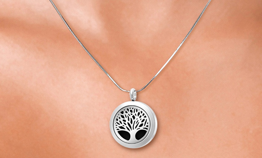 Image 4: Collar de acero inoxidable con bolsa de regalo, de SC Crystal