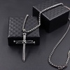 Image 6: Stainless Steel Nail Cross Pendant Necklace with 24 Inch Chain