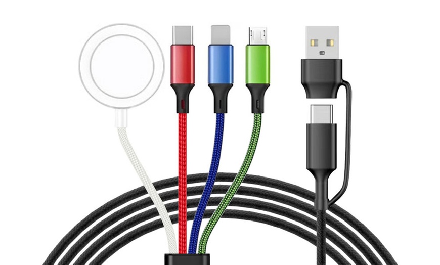 Image 2: Cable trenzado 4 en 1