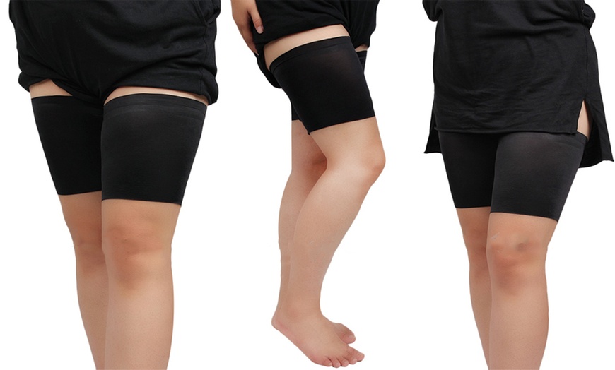 Image 3: Elastic Anti-Chafing Thigh Bands