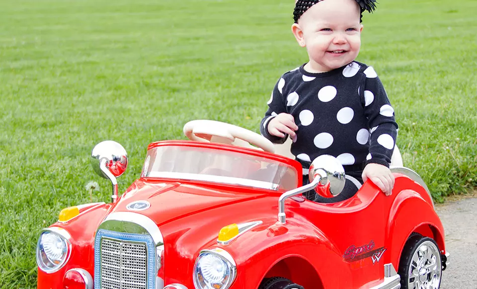 Lil' Rider Cruisin' Coupe Battery-Operated Classic Car with Remote - Second Medium