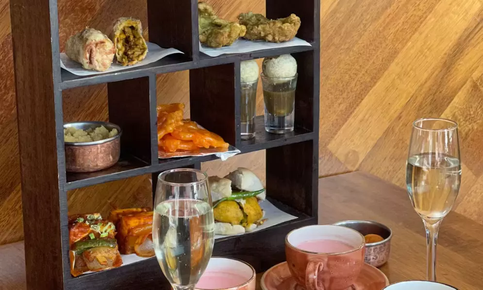 Indian Afternoon Tea with Savory and Sweet Delights for 2 or 4 People