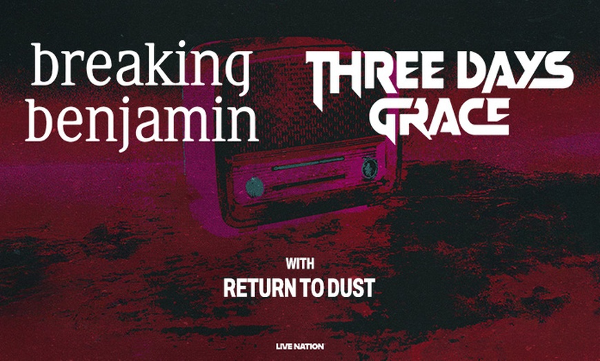 Image 1: Breaking Benjamin & Three Days Grace - Up to 54% Off