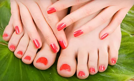 Spa Mani-Pedi or Shellac Manicure with Spa Pedicure at Ann’s Nails (Up to 51% Off) - Primary Image