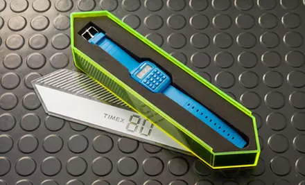 $17 for a Timex Unisex Retro Calculator Watch ($80 List Price). Five Colors Available. Free Shipping and Free Returns. - Primary Image