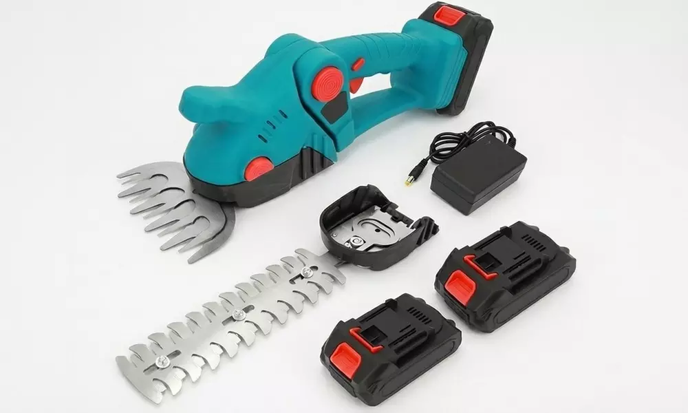 2-in-1 Akku-Hecken- und Grasschere