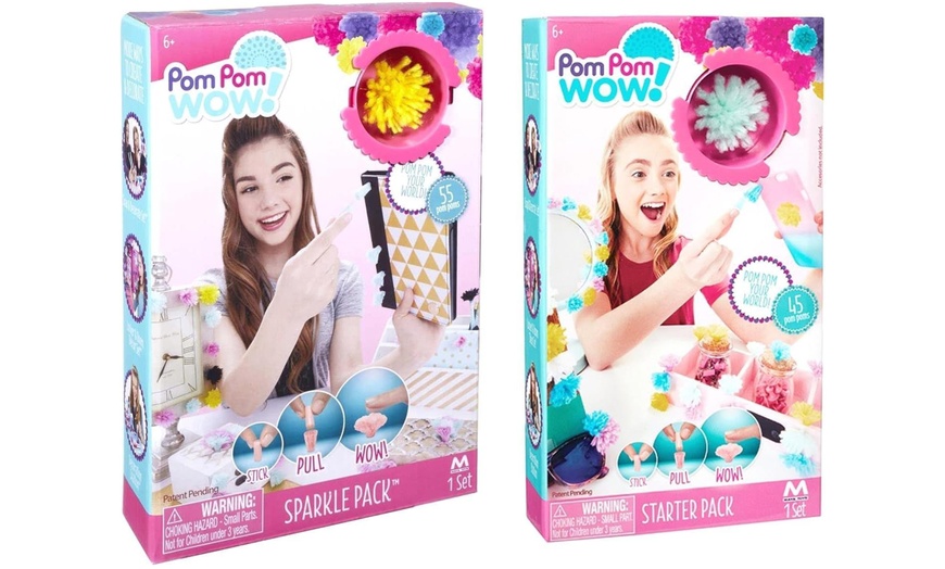 Image 1: Pom Pom Wow Starter and Sparkle Pack Bundle