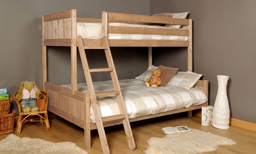 Image 4: Triple Bunk Bed with Optional Mattresses