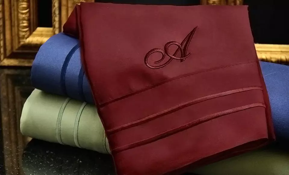 $35 for a Monogrammed Giovanni Egyptian Comfort-Sheet Set (Up to $189 List Price). Free Shipping. - Second Medium