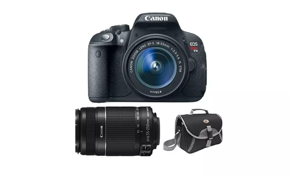 Canon EOS Rebel T5i 18MP DSLR Bundles - Second Medium