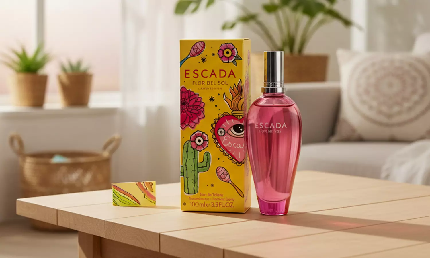 Escada Flor Del Sol 3.4oz/100ml Edt Spray For Women New In Box