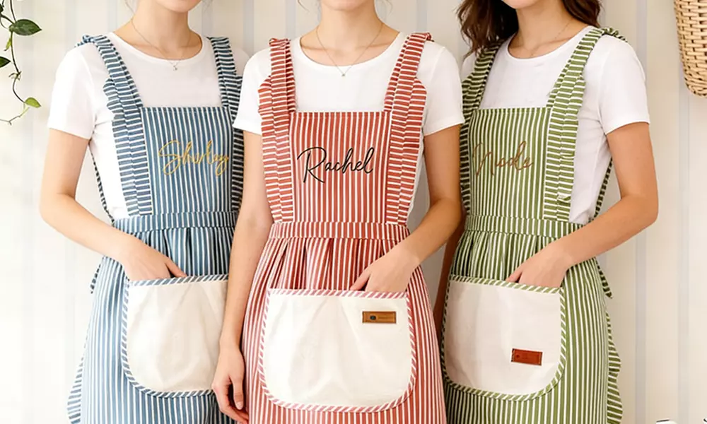 Custom Mother’s Day Apron – Personalized Name, Perfect Gift for Mom