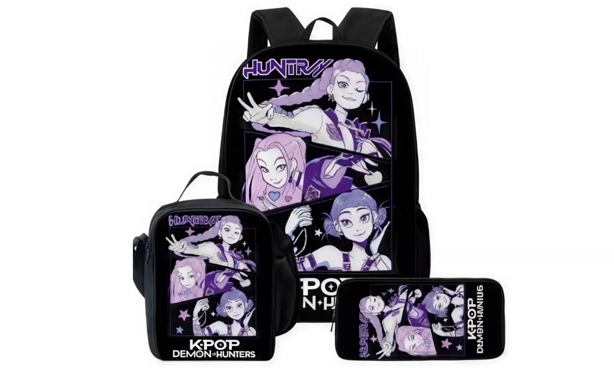KPop Demon Hunters Inspired Backpack Set