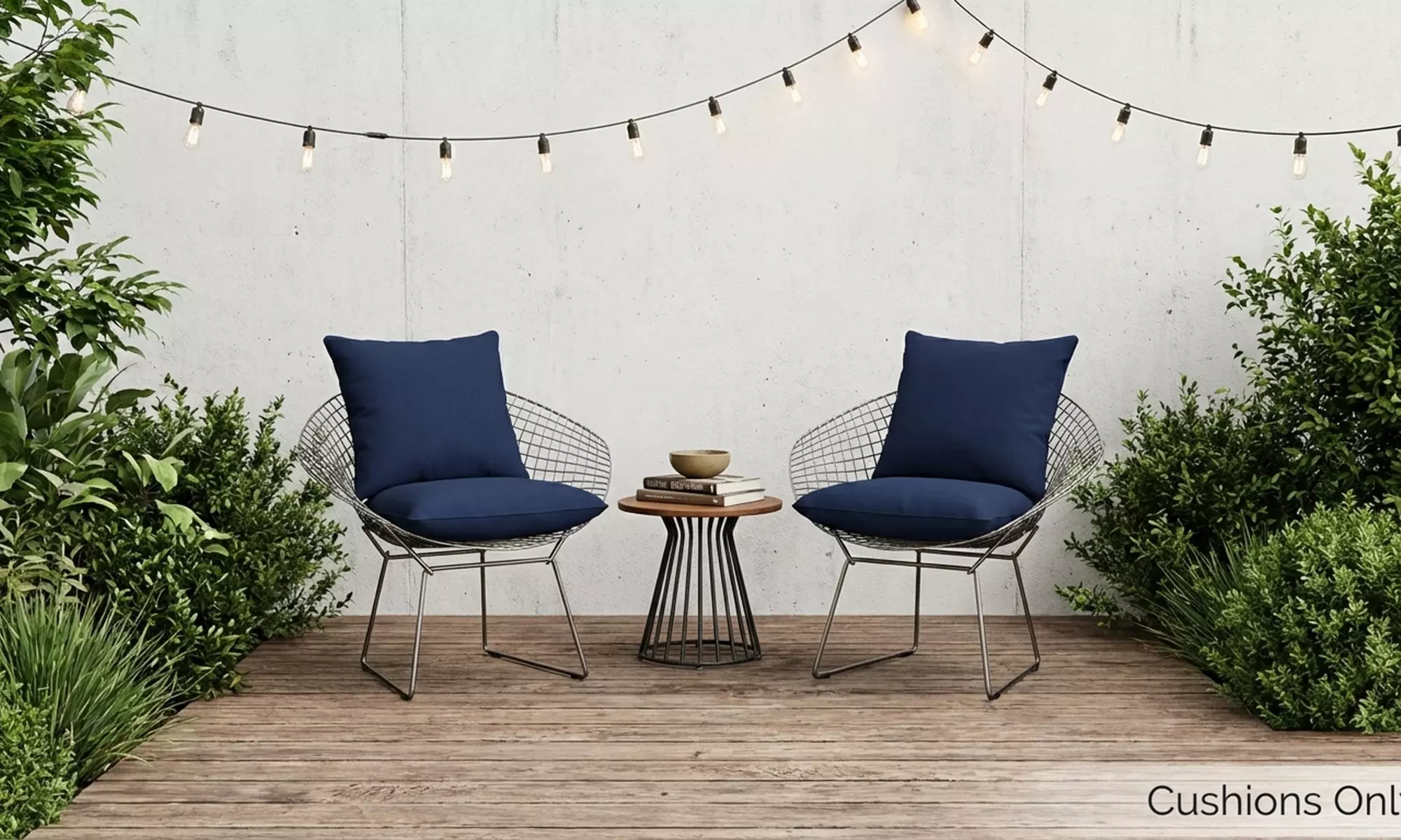 Outsunny Outdoor Seat Cushions with Backrest