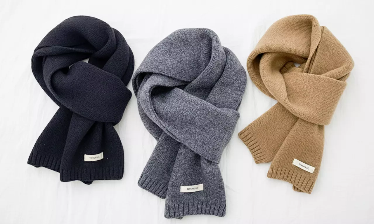 Warme Australische wollen sjaal in kleur naar keuze - Primary Image