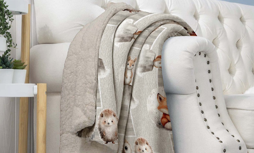 Image 17: Sherpa-Kuscheldecke