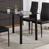 Image 29: Glass Dining Table Set with Chair Options