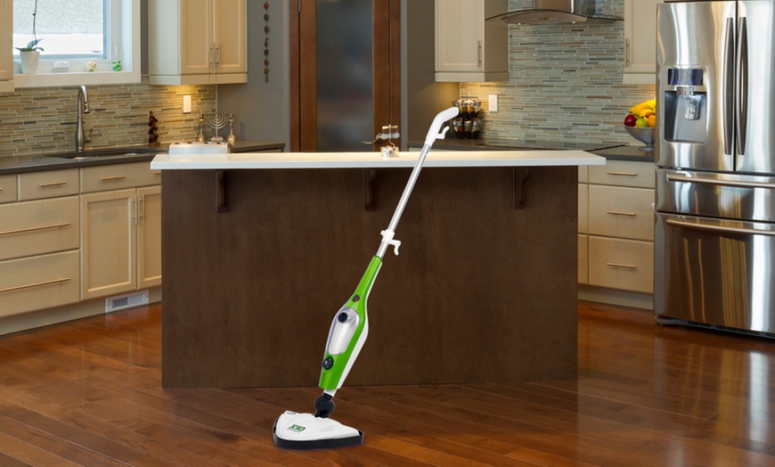 Image 2: 10-in-1 Steam Mop + 2 or 5 Pads