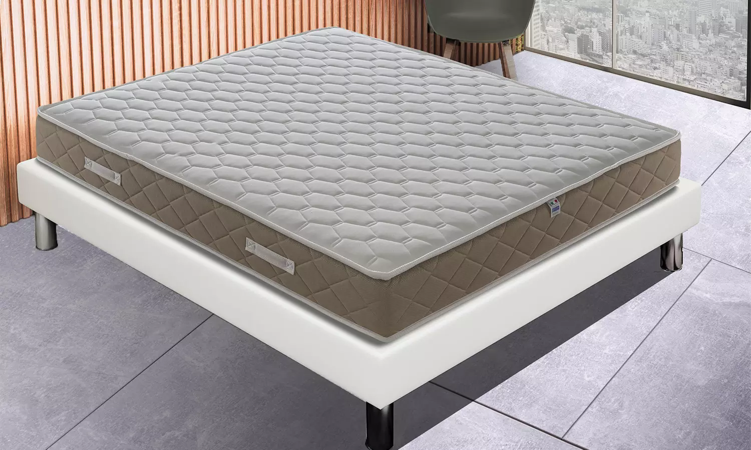 Matelas hybride avec gel 13 zones