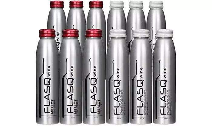 $36 for 12 375ml Bottles of White FLASQ Wines (a $103.83 value) - Primary Image