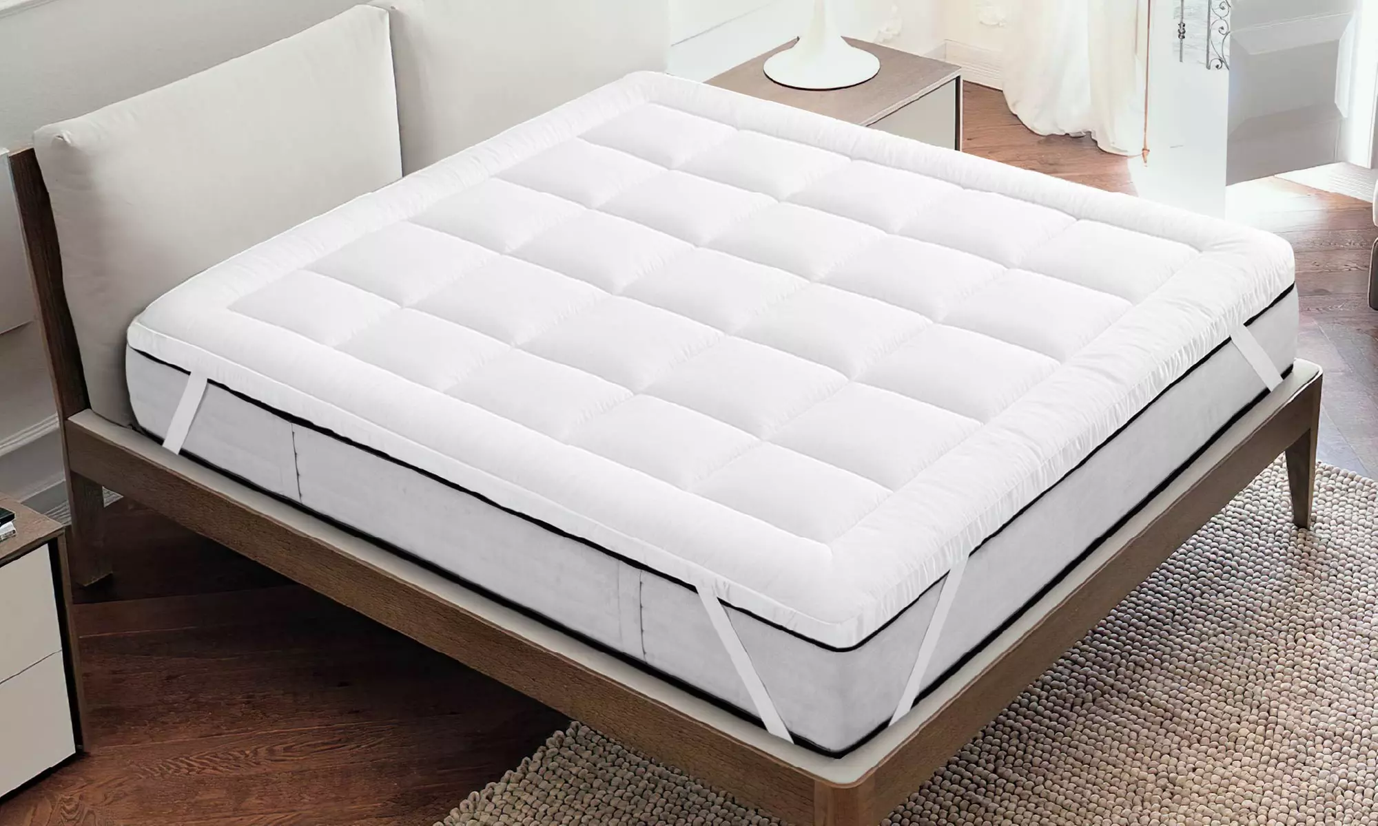 Doppelseitige Matratzenauflage für alle Jahreszeit