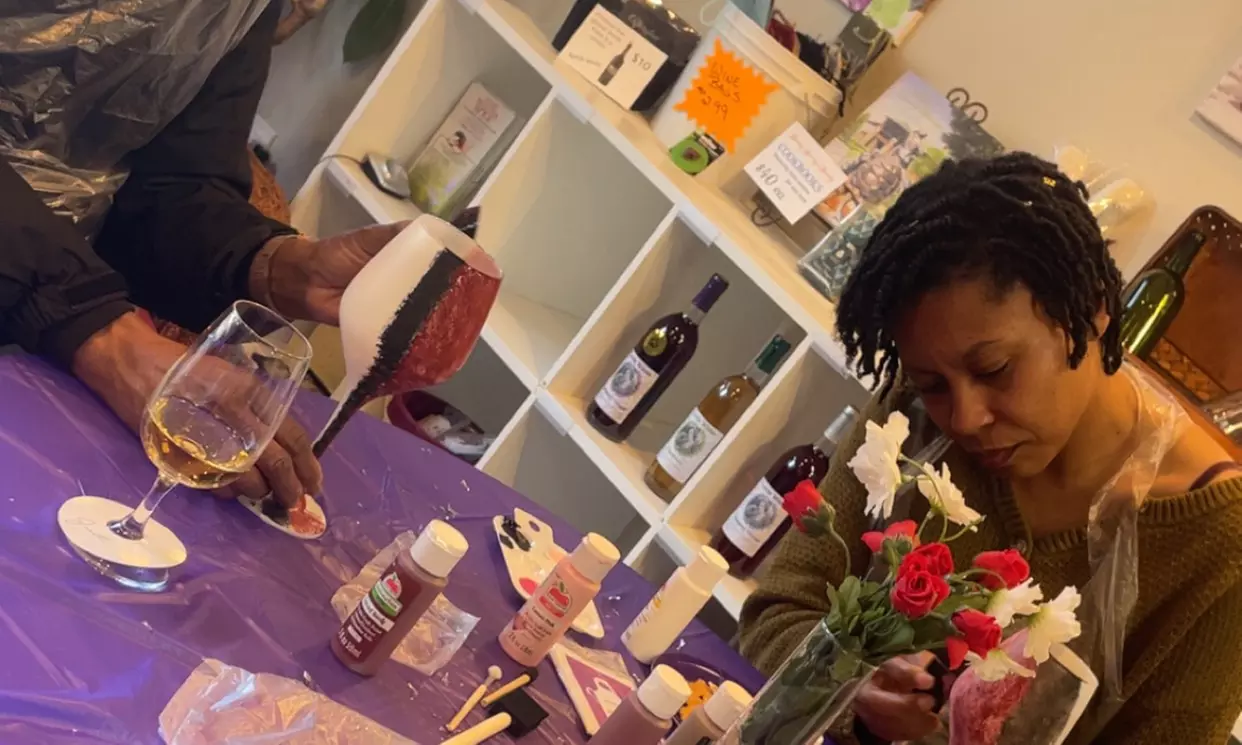 Celebrate Mother’s Day Sip & Paint at the Winery for One or Two People