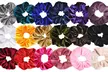 Brilliant Soft Velvet Elastic Hair Ties Scrunchies - 18 Pack - Second Medium