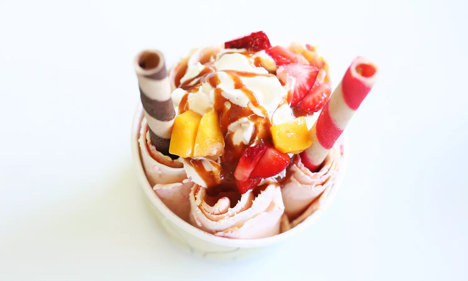 Build-Your-Own Rolled Ice Cream at Nice Pan (Up to 56% Off). Four Options Available - Must Be Used By October 31 - Primary Image