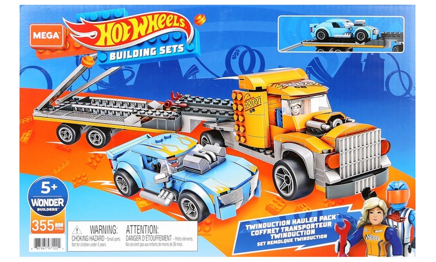 Image 2: Mattel Hot Wheels Twinduction Hauler Pack