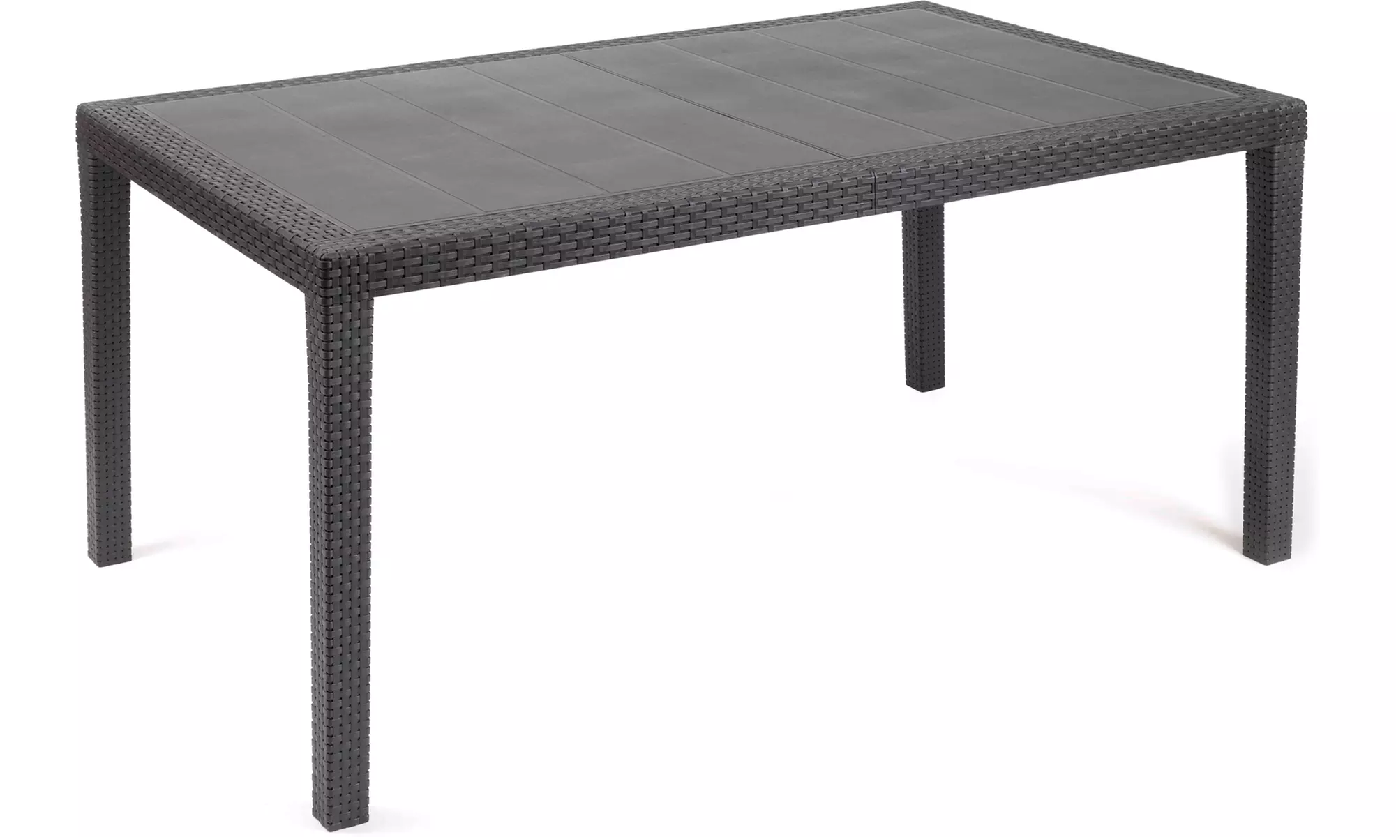 Tavolo effetto rattan in polipropilene