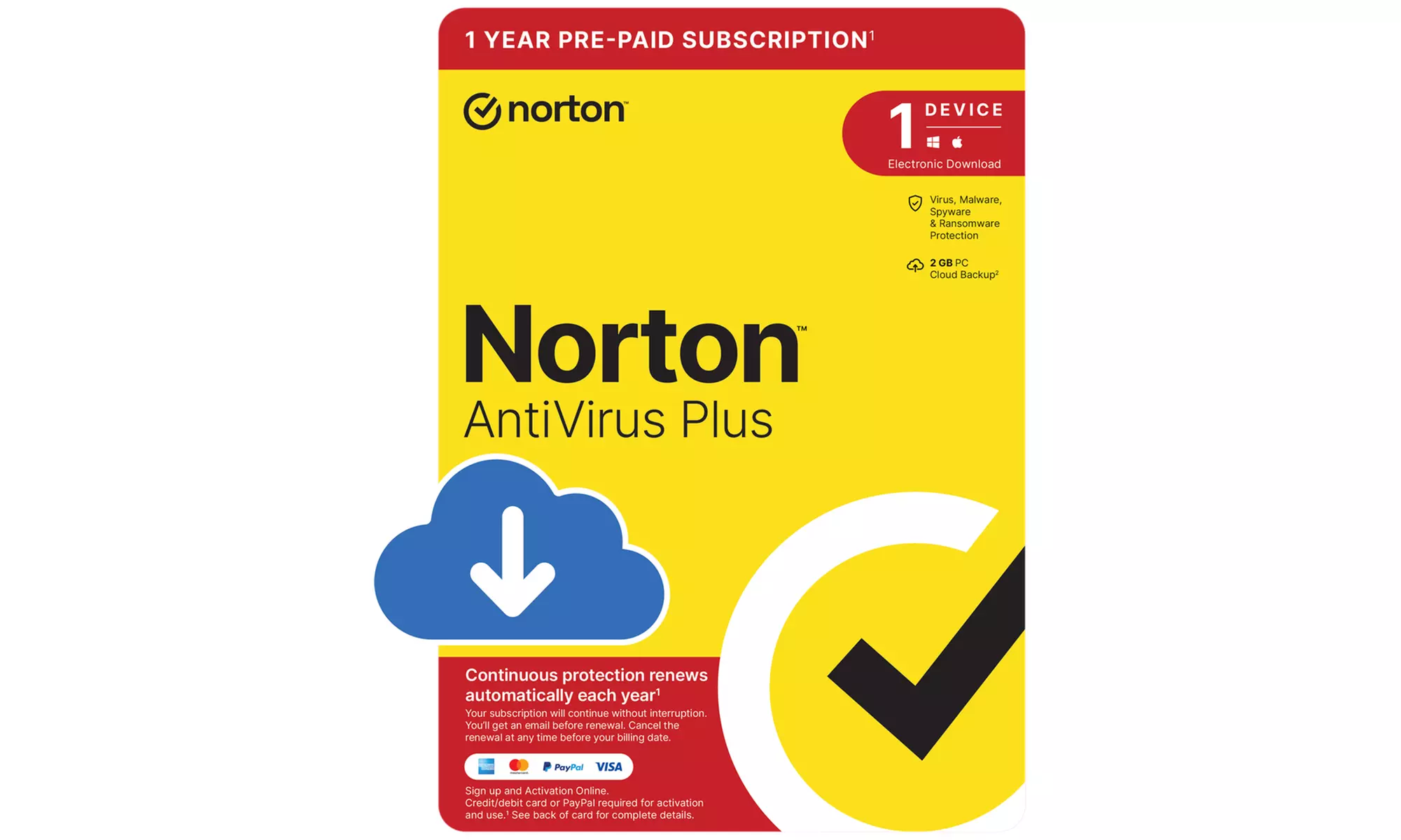 Norton AV +, Secure VPN, 360 Standard 360 Deluxe and 360 2025