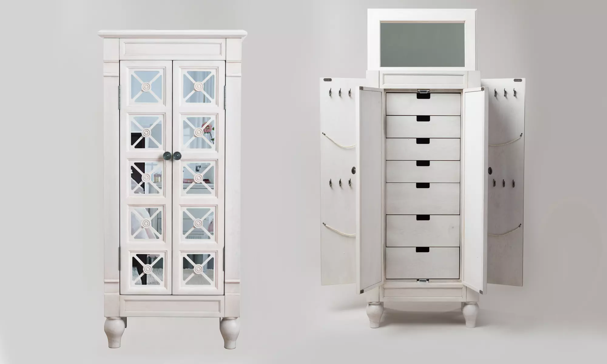 Hives and Honey Allana Mirrored Jewelry Armoire - Primary Image