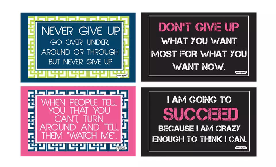 2-Pack of Inspirational Wall Decals. Multiple Styles Available. - Primary Image