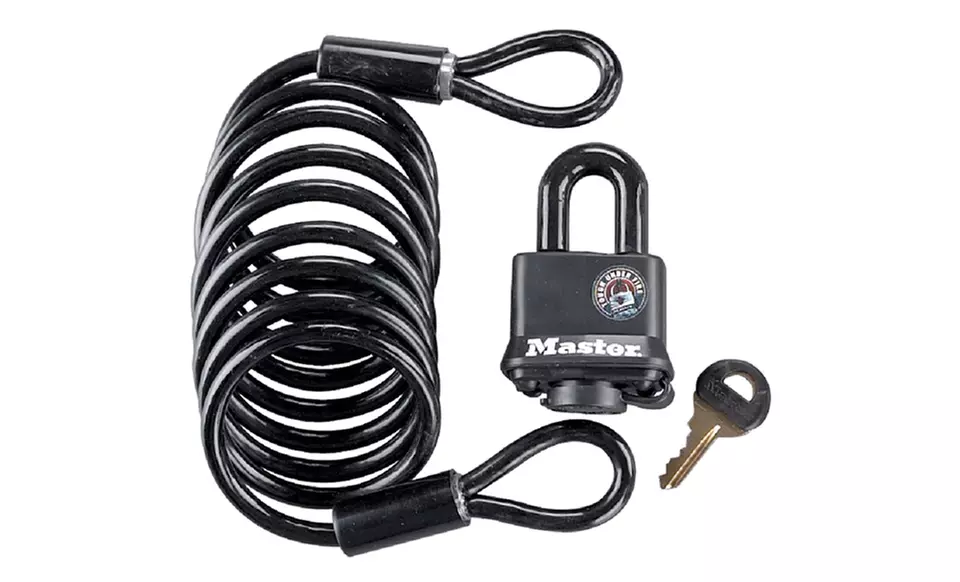 Master Lock Towing Security Cable and Lock - Primary Image